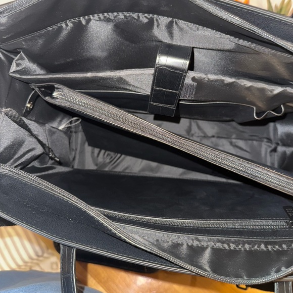 BEIS The Large Work Tote in Black Croc - Picture 8 of 8